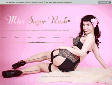 Tablet Screenshot of misssugarrush.com